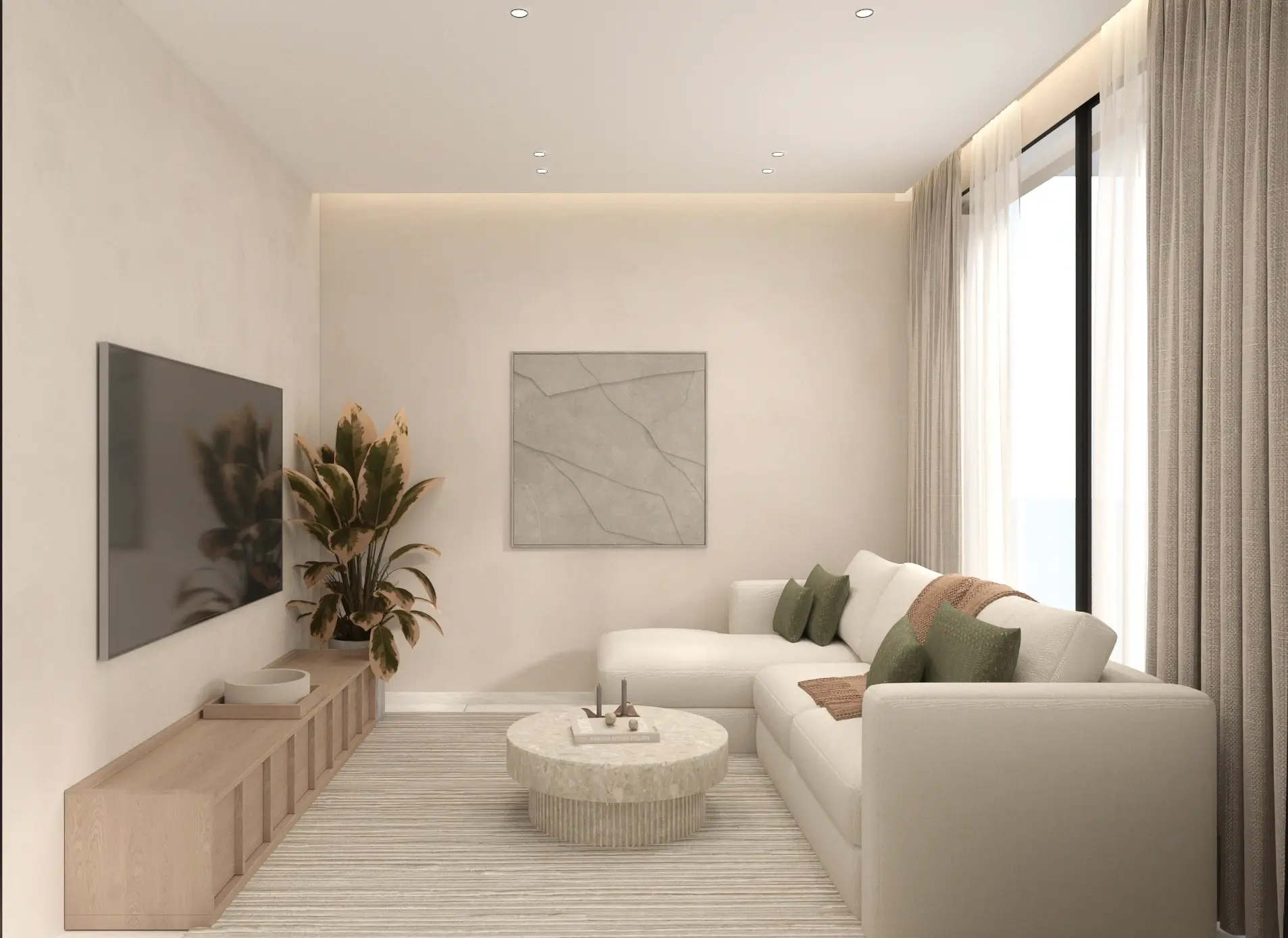 V30 - One Bedroom Flat 103 & 203_Interior 3