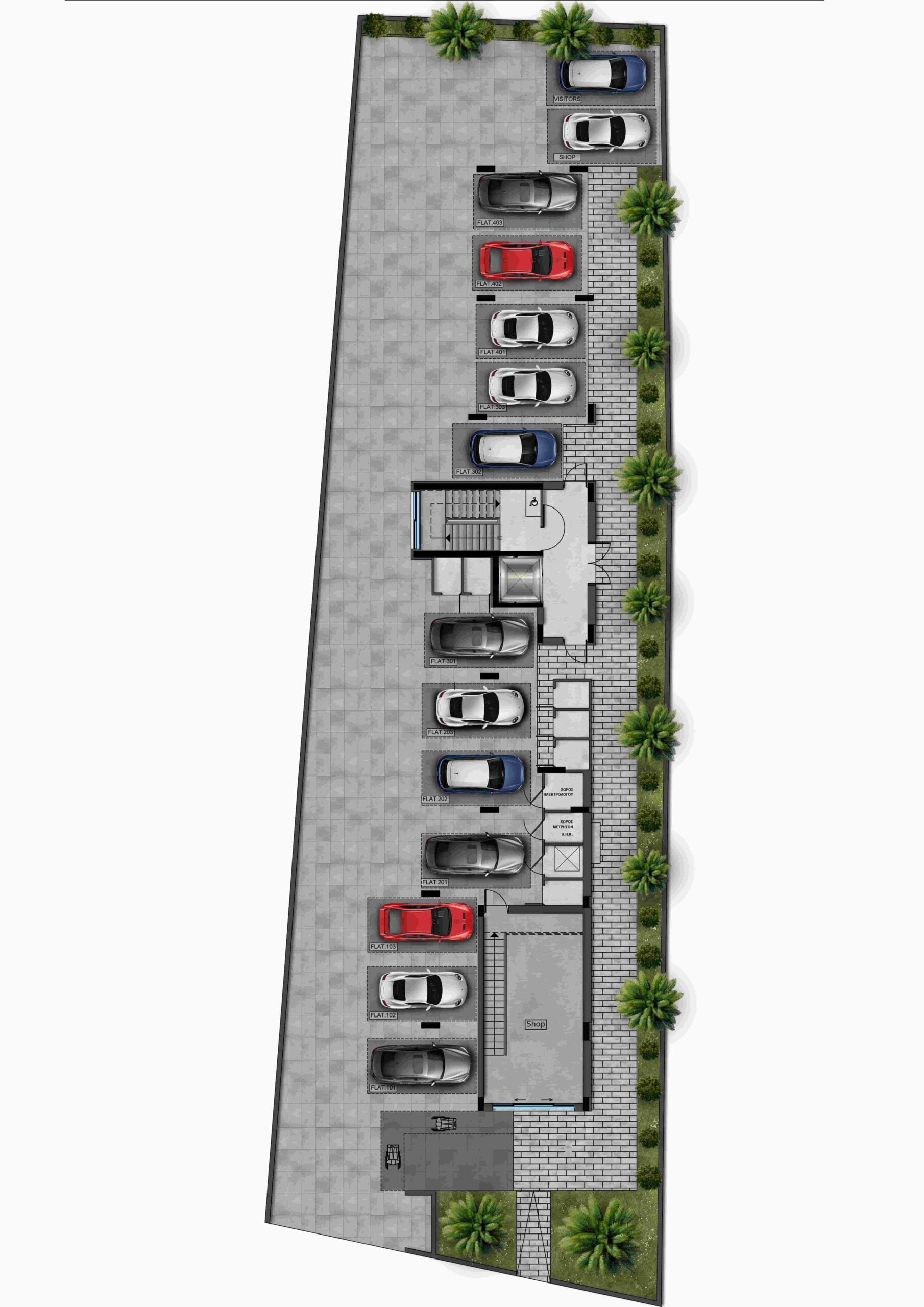 1. vachrico 28 ground floor plan 3d layout