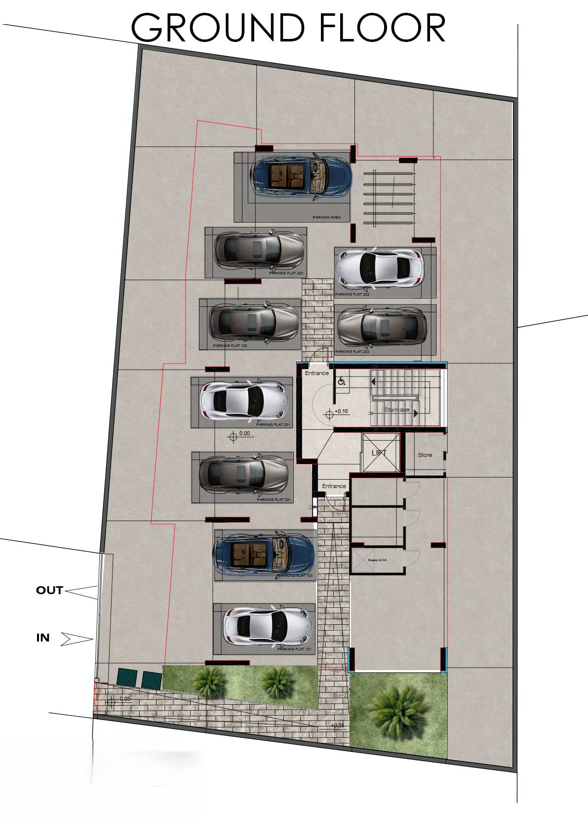 1. vachrico 33 ground floor plan 3d layout